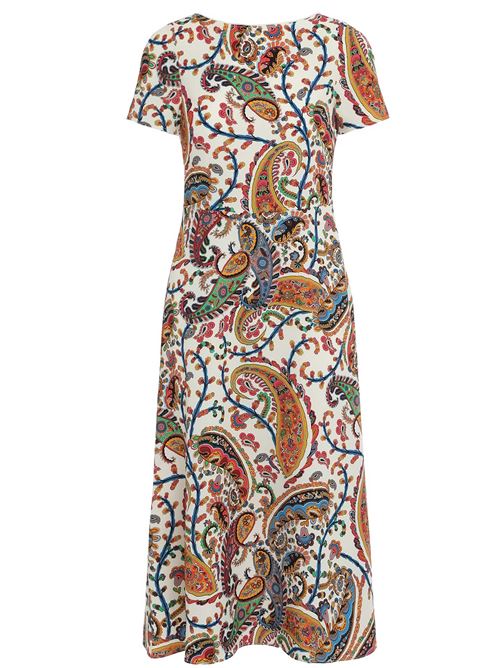 long dress with paisley floreal print ETRO | WRHA055999SASU8X0801