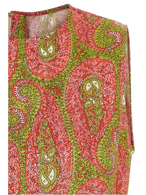 Canotta in twill con motivo paisley foliage ETRO | WRJA001999SASZ0X0896