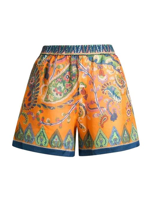 Bermuda in lino rame' ETRO | WRPA0014AKF31X0852