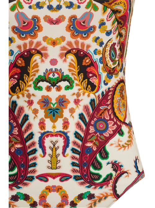 One-piece swimsuit with floral paisley pattern ETRO | WRPB0010AKF28X0800
