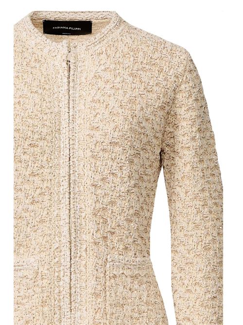Giacca in tweed con paillettes FABIANA FILIPPI | GCD266F206L741VR1