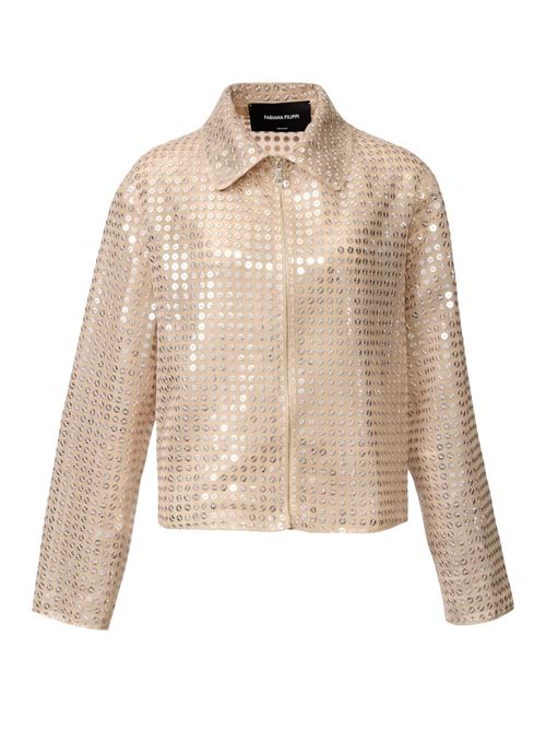 Giacca boxy con applicazioni FABIANA FILIPPI | GCD266F208L791VR1