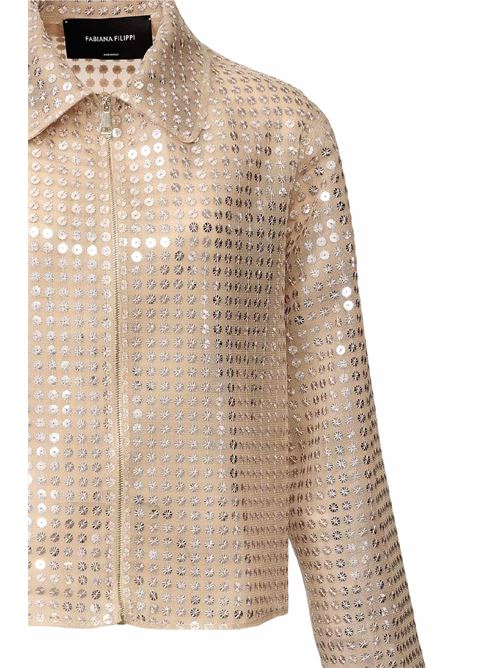 Giacca boxy con applicazioni FABIANA FILIPPI | GCD266F208L791VR1