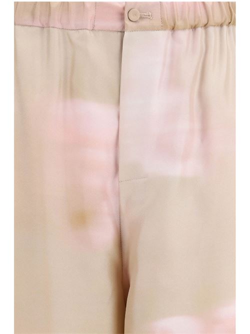 Pantalone in twill di seta stampato FABIANA FILIPPI | PAD276F806D972VR1