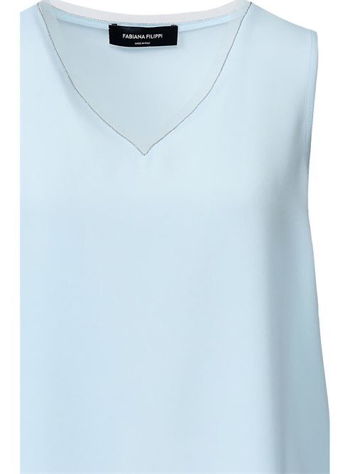 Canotta in crepe de chine FABIANA FILIPPI | TPD266F295L7755154