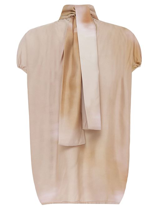 Blusa in twill di seta stampato FABIANA FILIPPI | TPD276F748D972VR1