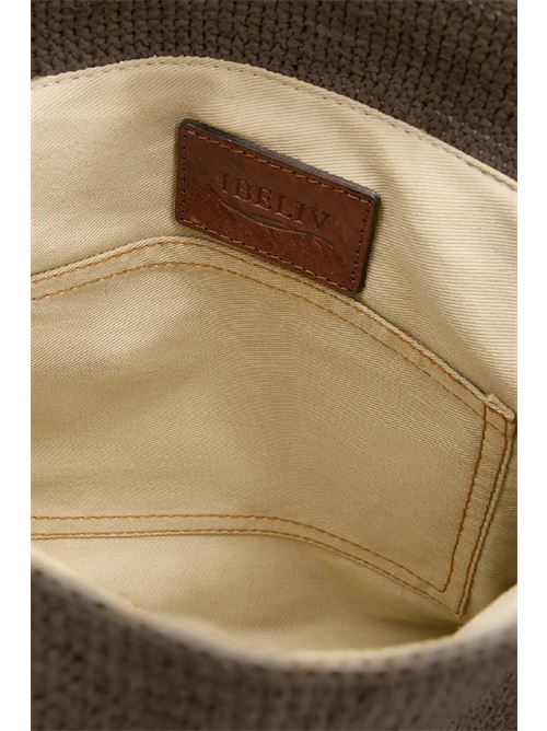 Borsa a spalla in raphia IBELIV | LAHADYDARKTEA