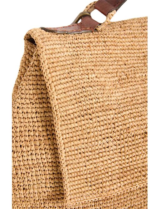 Borsa a spalla in raphia IBELIV | LAHADYTEA
