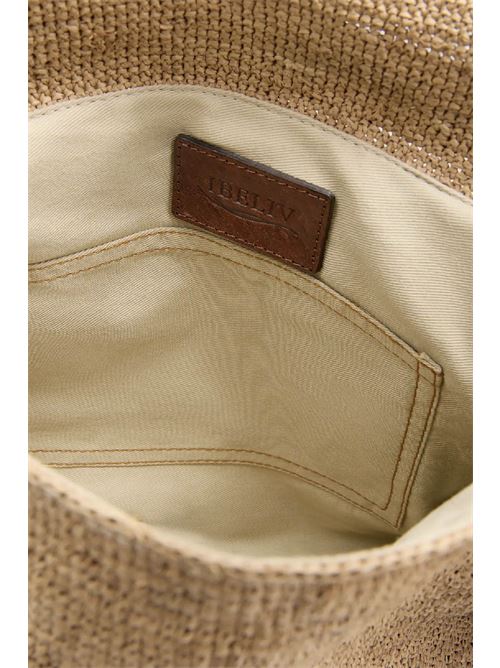 Borsa a spalla in raphia IBELIV | LAHADYTEA