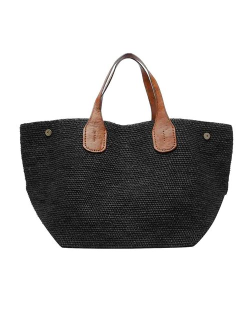 Borsa a mano in raphia IBELIV | LAZAIIBLACK