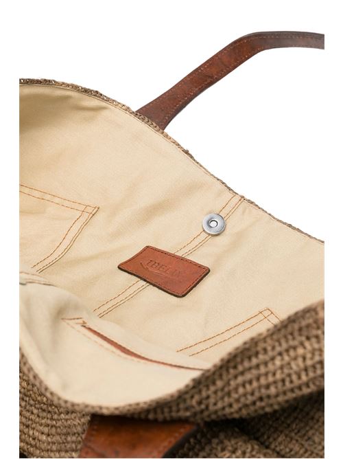 Borsa a mano in raphia IBELIV | LAZAIIDARKTEA