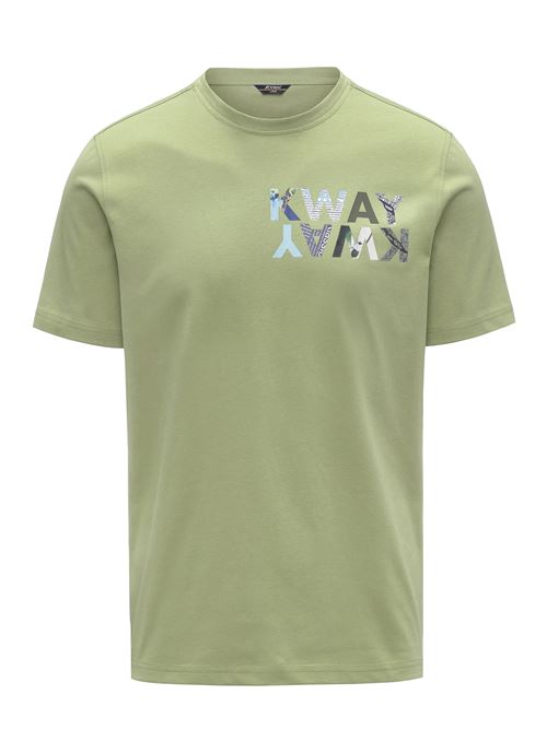 odom slim jersey kway lettering K-WAY | K71354WT70