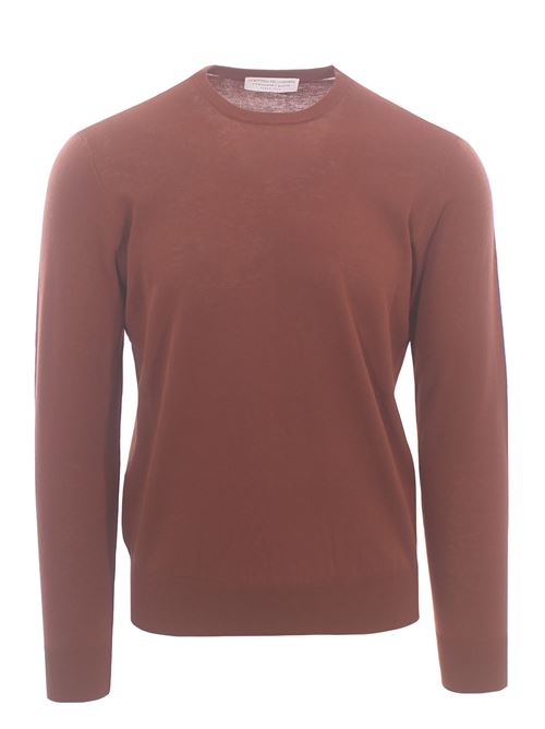 cotton crew neck LA BOTTEGA DEL CASHMERE | 87159307
