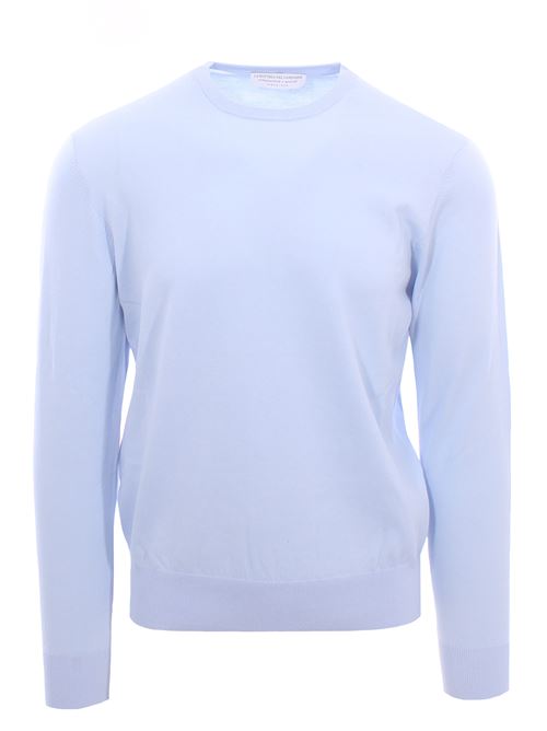 girocollo in cotone crepe LA BOTTEGA DEL CASHMERE | 87159314