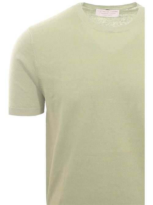 cotton and linen t-shirt LA BOTTEGA DEL CASHMERE | 87188453