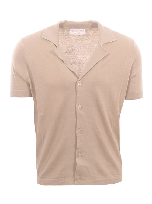 polo camicia misto lino LA BOTTEGA DEL CASHMERE | 87189451