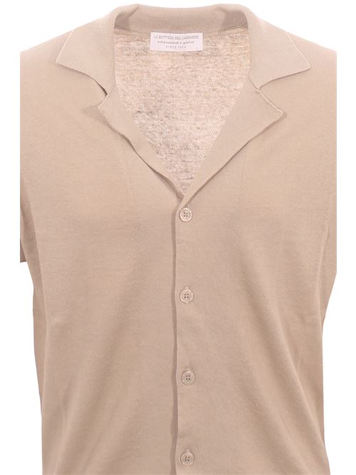 cotton and linen polo shirt LA BOTTEGA DEL CASHMERE | 87189451