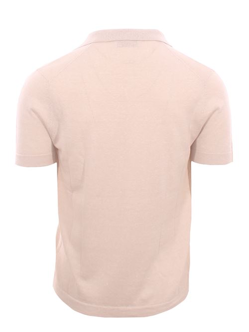 cotton and linen polo shirt LA BOTTEGA DEL CASHMERE | 87189459