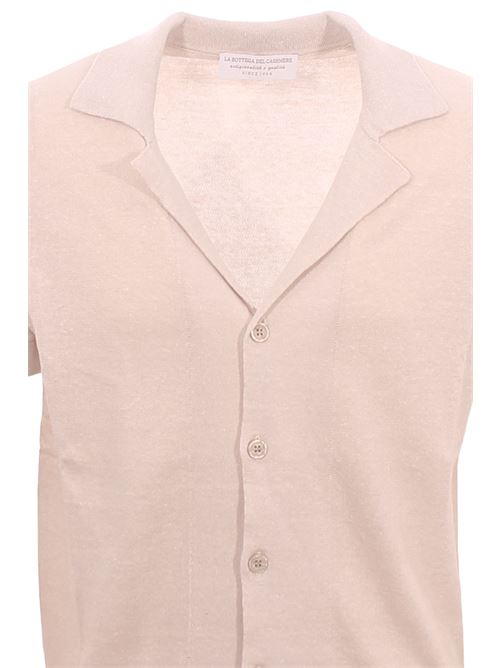 cotton and linen polo shirt LA BOTTEGA DEL CASHMERE | 87189459