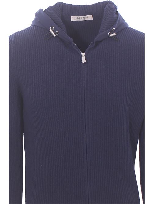 full zip con cappuccio LA FILERIA | 2316622123590