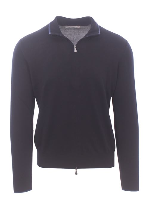 full zip in seta e cotone LA FILERIA | 4315116290598