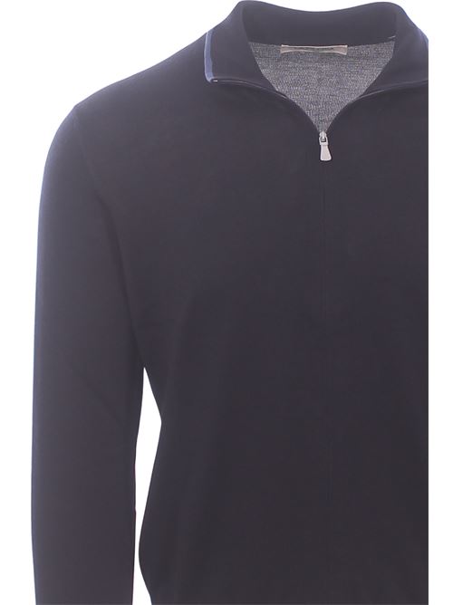 full zip in seta e cotone LA FILERIA | 4315116290598