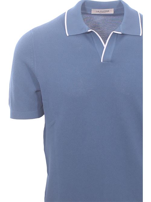 polo skipper in cotone grana riso LA FILERIA | 5715720642520
