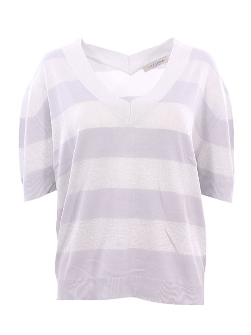 Collo a v rigato lurex LA FILERIA | 57220/23702052