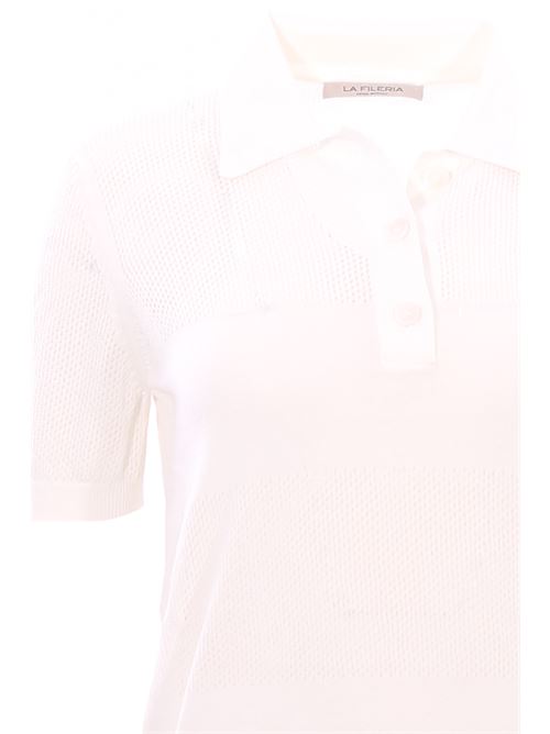 Polo traforata in cotone LA FILERIA | 57274/14074004