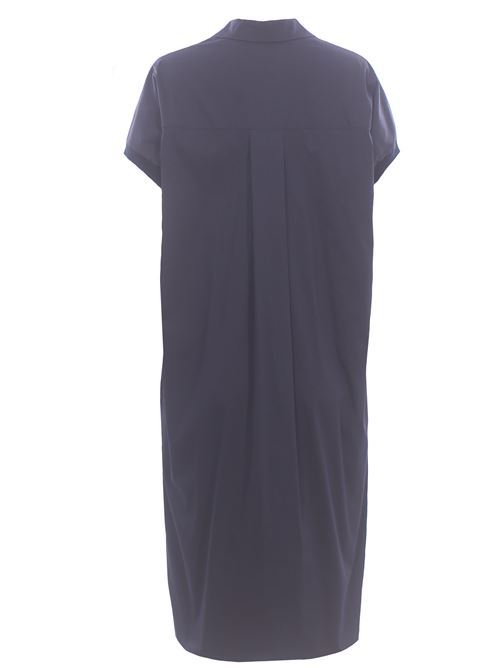 Abito in cotone con bordi in maglia LA FILERIA | 72273/54319598