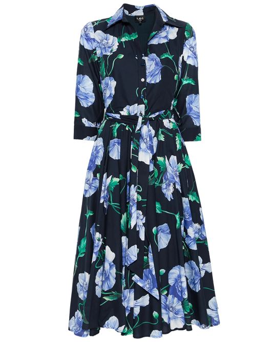 Abito spritz fondo papaveri LAVI | BS7WD020TES1000640