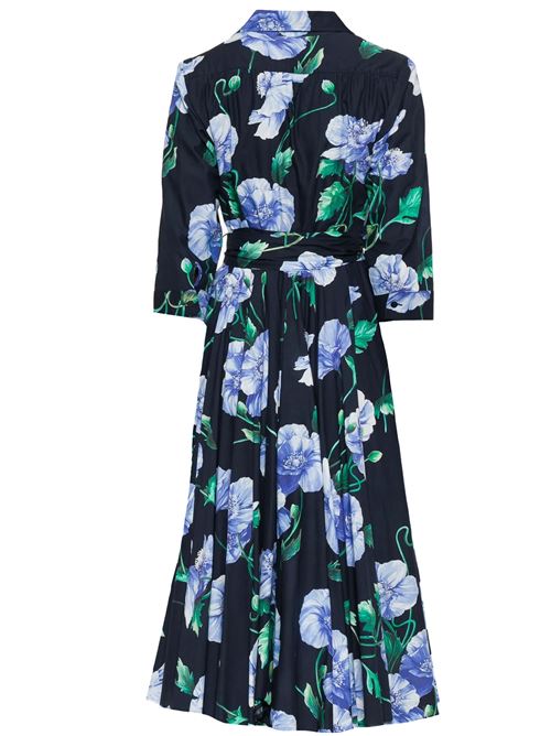 Abito spritz fondo papaveri LAVI | BS7WD020TES1000640