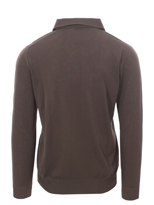 polo paramontura in crepe di cotone MAGAZZINO RICAMBI | 29844KN