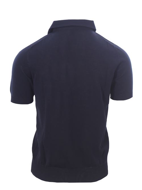 polo paramontura in crepe di cotone MAGAZZINO RICAMBI | 299544KN