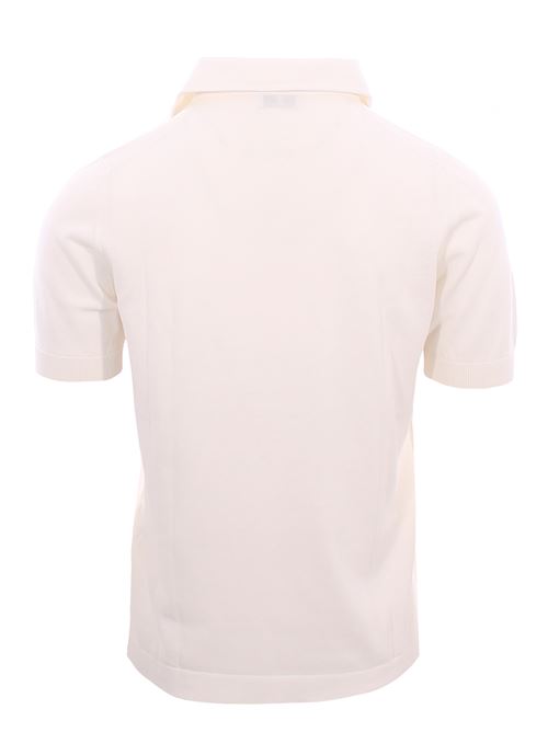 polo paramontura in crepe di cotone MAGAZZINO RICAMBI | 299706KN