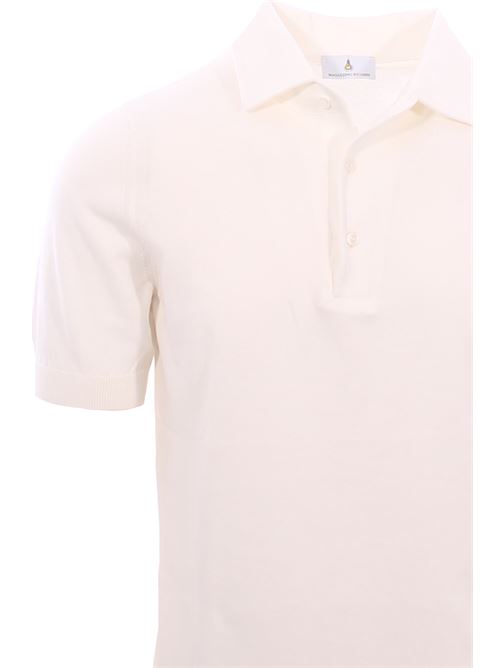 polo paramontura in crepe di cotone MAGAZZINO RICAMBI | 299706KN