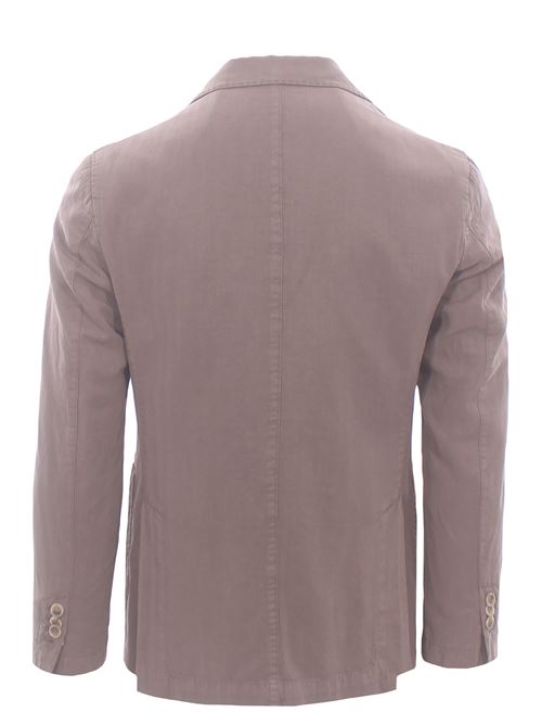 giacca spinata in misto lino MARTIN ZELO | G-645/2B08
