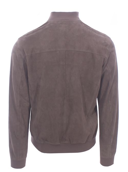 giubbino in camoscio traforato MINORONZONI | MRS267J214C74