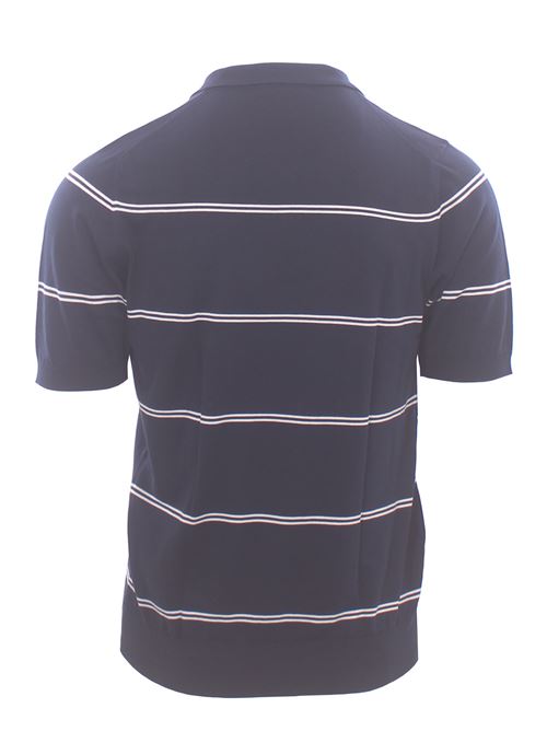 polo skipper in cotone a righe MONTEVERDI | MB253S1