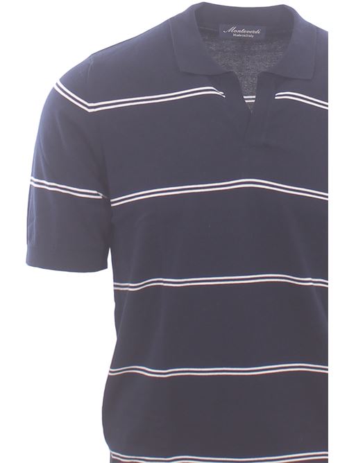 polo skipper in cotone a righe MONTEVERDI | MB253S1
