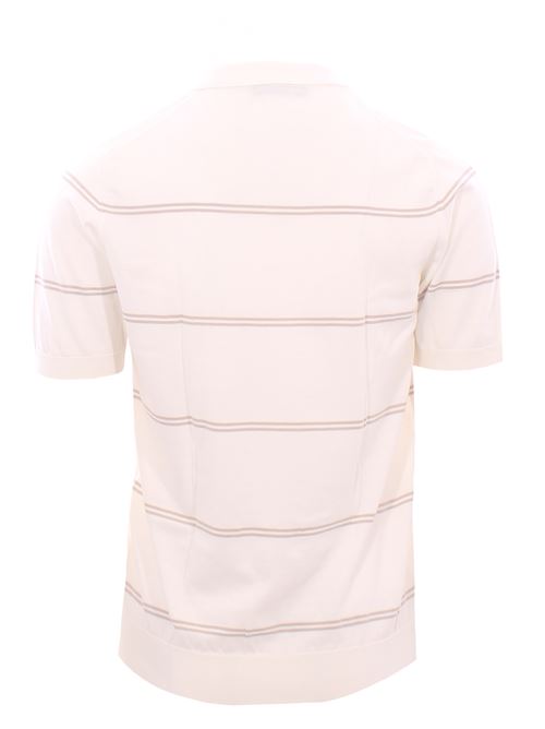 polo skipper in cotone a righe MONTEVERDI | MB253S2
