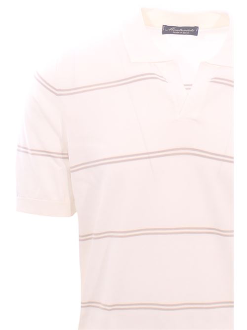 polo skipper in cotone a righe MONTEVERDI | MB253S2