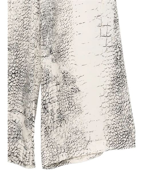 Pantalone animalier in viscosa stampata NUDE | 1103E2640728