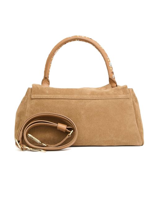Borsa sveva lounguette in suede con tracolla ORCIANI | B02159PEACHFLOWERSBISCOTTO