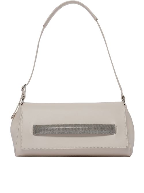 Gossip Longuette Alba Chain leather shoulder bag ORCIANI | B02222ALBACHAINBURRO