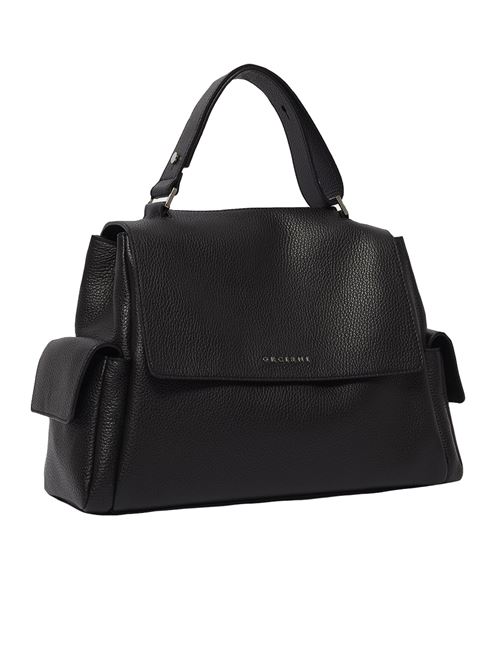 Borsa sveva sense cargo media a mano in  pelle con tracolla ORCIANI | BT2006SENSECARGONERO