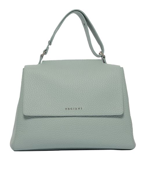 Sveva Soft Medium leather bag with shoulder strap ORCIANI | BT2006SOFTACQUA