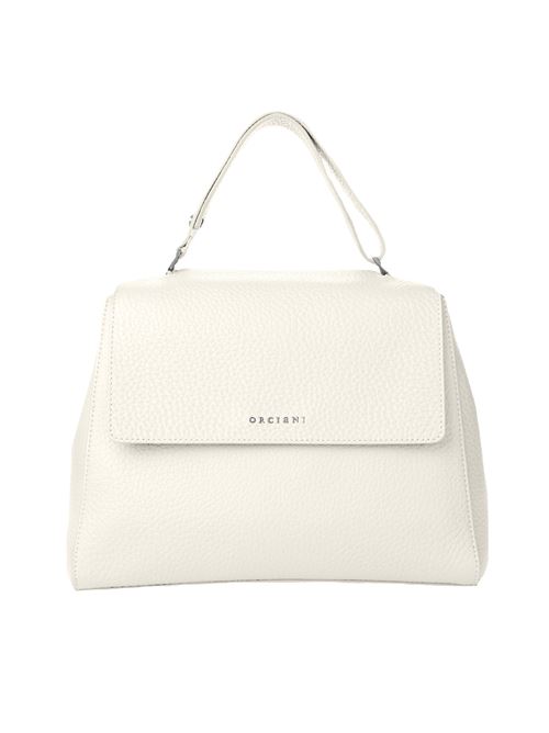 Sveva Soft Medium leather bag with shoulder strap ORCIANI | BT2006SOFTBIANCO