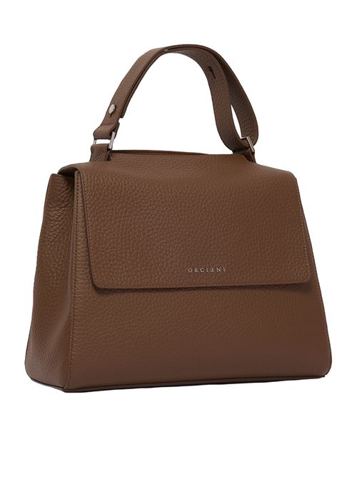 Sveva Soft Medium leather bag with shoulder strap ORCIANI | BT2006SOFTCOCOA