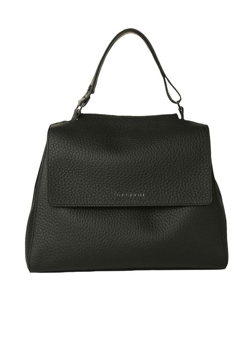 Sveva Soft Medium leather bag with shoulder strap ORCIANI | BT2006SOFTNERO